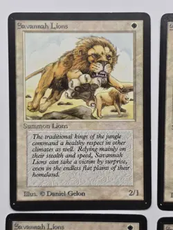 4x Savannah Lions (CE) Collector's/International Edition - Image 2