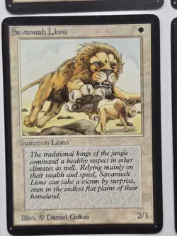 4x Savannah Lions (CE) Collector's/International Edition - Image 4