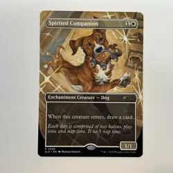 MTG Spirited Companion (0896) *Non-Foil* SECRET LAIR: Dogs & Cats MT/NM Cmb Ship - Image 1
