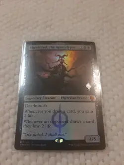 Sheoldred, the Apocalypse Promo Dominaria United Foil NM Has Little Curling - Image 1