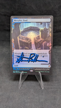 Morphic Pool - MTG Magic - Zendikar Rising Expedition -Signed by Artist - NM - Image 1