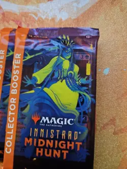 MTG: Innistrad Midnight Hunt Collector Booster Pack Lot Of 3 English See Thru! - Image 2