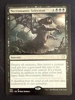 1x Necromantic Selection (103) Commander Adventures in the Forgotten Realms LP - Image 1