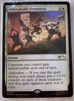 NYCC 2025 UNBREAKABLE FORMATION MAGIC THE GATHERING TNMT PROMO SEALED - Image 2