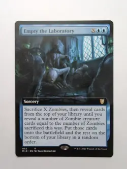MTG Empty the Laboratory (MIC) Innistrad: Midnight Hunt Extended Regular Rare 52 - Image 1