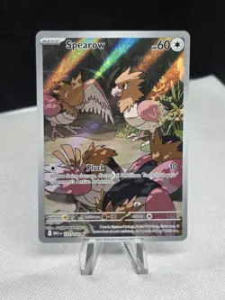 2025 Pokemon Mega Evolutions SPEAROW 151/132 Illustration Rare - Image 1