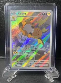 Pokemon TCG Raichu 211/193 Sv02: Paldea Evolved Holo Illustration Rare LP+ - Image 1