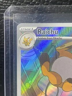 Pokemon TCG Raichu 211/193 Sv02: Paldea Evolved Holo Illustration Rare LP+ - Image 2
