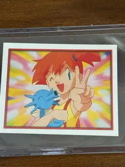 2000 Merlin Pokemon Sticker Misty - Image 1