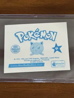 2000 Merlin Pokemon Sticker Misty - Image 2