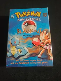 Pokemon Factory Sealed BLACKOUT THEME DECK (POSSIBLY SHADOWLESS) - Image 1