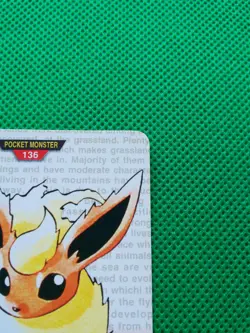 Flareon Pokemon Carddass Japanese 1996 No.136 Rare Bandai From Japan F/S - Image 3