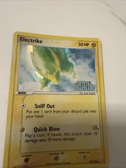 Pokemon TCG Electrike 52/100 Stamped Holo Rare EX Crystal Guardians 2006 NM+ - Image 2