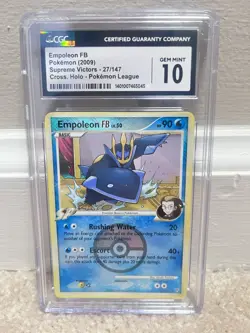 Pokemon Empoleon FB 27/147 Supreme Victors Cross Holo CGC Gem Mint 10 - Image 1