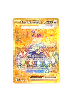 Terapagos ex 173/142 Gold Hyper Rare Stellar Crown POKEMON TCG SCR ENGLISH NM/M - Image 1