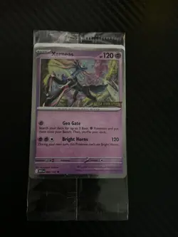 Pokemon Mega Evolution 2025 - Xerneas 2025 Best Buy Stamped Promo - New, Sealed - Image 1