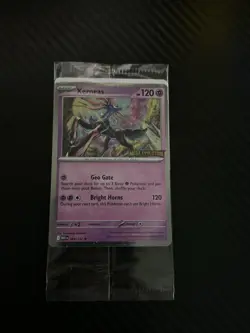 Pokemon Mega Evolution 2025 - Xerneas 2025 Best Buy Stamped Promo - New, Sealed - Image 2