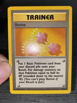 Carte Pokemon Revive 89/102 Set De Base Wizard Anglais Occasion - Image 3