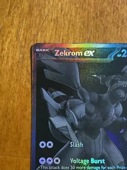 ZEKROM EX 172 POKEMON BLACK BOLT BWR BLACK WHITE RARE - Image 2