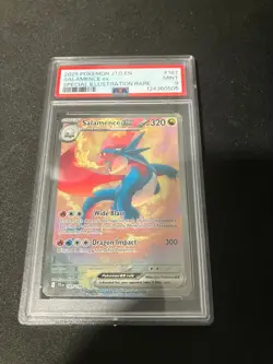 2025 POKEMON JTG EN-JOURNEY TOGETHER #187 SALAMENCE EX PSA 9 - Image 1