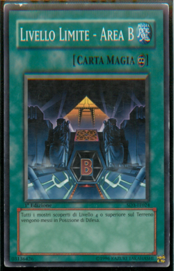 LIVELLO LIMITE - AREA B (Level Limit) Comune • SD3 IT024 • 1Ed Yugioh ANDYCARDS - Image 3