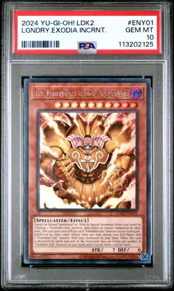 2024 Yu-Gi-oh! The Legendary Exodia Incarnate - LDK2-ENY01- PSA 10 GEM MINT - Image 2