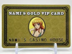 NAMI'S GOLD VIP CARD Cashino House One Piece Japanese From Japan Limited - Image 1