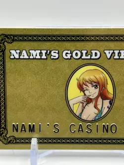 NAMI'S GOLD VIP CARD Cashino House One Piece Japanese From Japan Limited - Image 3