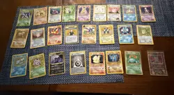 Lot Of 25 Holo Foil Pokemon Cards - Image 1