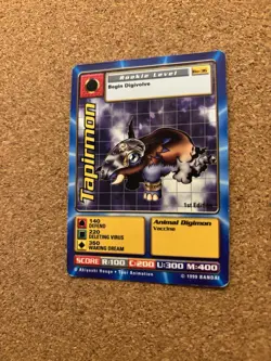 Tapirmon Bo-36 1st Edition Digimon Trading Card, Rare Bandai - Image 2