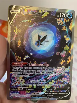 Lumineon V GG39/GG70 Crown Zenith Galarian Gallery Full Art Pokemon TCG Card NM - Image 2
