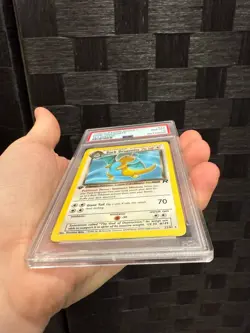 PSA 8 Pokemon Dark Dragonite TCG 1st Edition Non-Holo Card 22/82 - Image 3