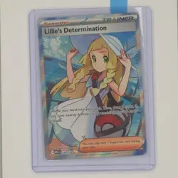 Pokemon Lillie's Determination 169/132 Ultra Rare Mega Evolution Holo Mint Card - Image 2