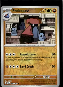 Pokemon Probopass 102/167 Twilight Masquerade Reverse Holo Uncommon 5 Card Lot - Image 1