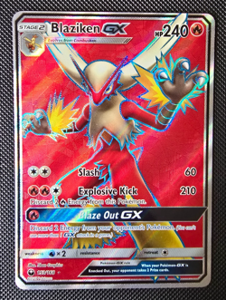 Pokemon Card - Blaziken GX - SM Celestial Storm - Full Art - 153/168 - NM - Image 1