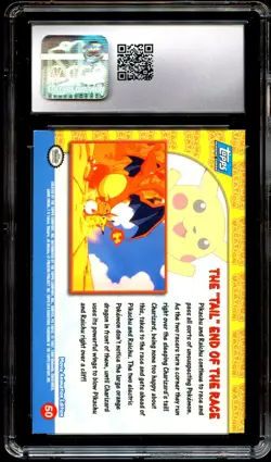 CGC 8.5 NM-MINT+ The "Tail" End of the Race 50 RAINBOW FOIL BLUE Pokemon Card 13 - Image 3