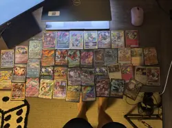 Pokemon TCG Lot of 40 Cards EX, Radiant, Pokeball, V, VMAX, IR - Image 1