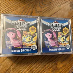 2 POKEMON TCG 2024 MYSTERY POWER CUBE 120 CARDS 6FOILS CARDS BRAND NEW SEALED - Image 1