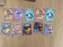 Pokemon TCG Inferno X SR Bundle - 10x Pokemon SR cards pack fresh - Bulk M2 - - Image 1