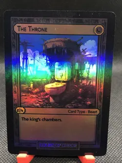 Divorced Dads Court of Chaos The Throne - Beast Card HOLO - Image 1