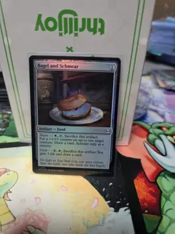 NM Foil Bagel and Schmear, MTG, Marvel's Spider-Man, Magic the Gathering, 161 - Image 1