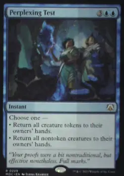 Perplexing Test - Commander: March of the Machine: #229, MTG Nm R233 - Image 1