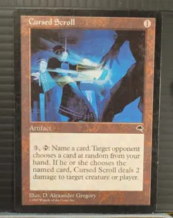 Mtg CURSED SCROLL LP Tempest -Argo- - Image 1