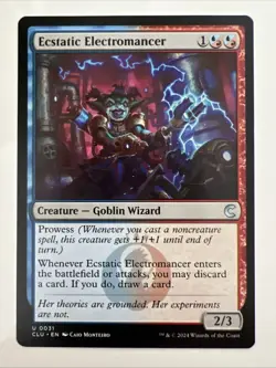 MTG - Ecstatic Electromancer - Ravnica: Clue Edition - 0031 Uncommon CLU - Image 1