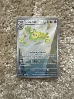 Reuniclus 212 SVP Pokemon TCG Scarlet & Violet Black Bolt Tech Sticker Promo - Image 1