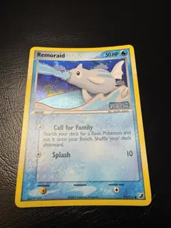 Remoraid 71/115 Reverse Holo Stamped Pokemon EX Unseen Forces TCG - Image 1
