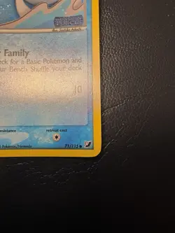 Remoraid 71/115 Reverse Holo Stamped Pokemon EX Unseen Forces TCG - Image 2