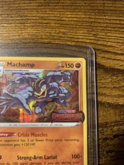 Pokemon TCG Machamp Sword & Shield SWSH243 Holo Promo Promo LP/NM - Image 3