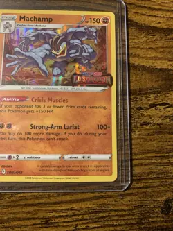Pokemon TCG Machamp Sword & Shield SWSH243 Holo Promo Promo LP/NM - Image 4