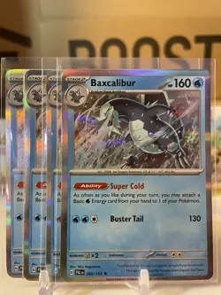 4x Baxcalibur 060/193 x4 - Paldea Evolved - Pokemon TCG - Playset - Holo NM - Image 1